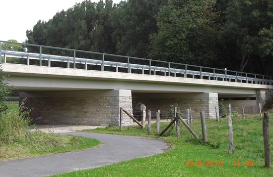 Sanierung der Brücke im Zuge der K 16 über die Umflut der Alme